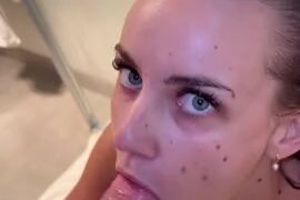 Mikalah Burgess Blowjob Her Boyfriend And Cum In Mouth