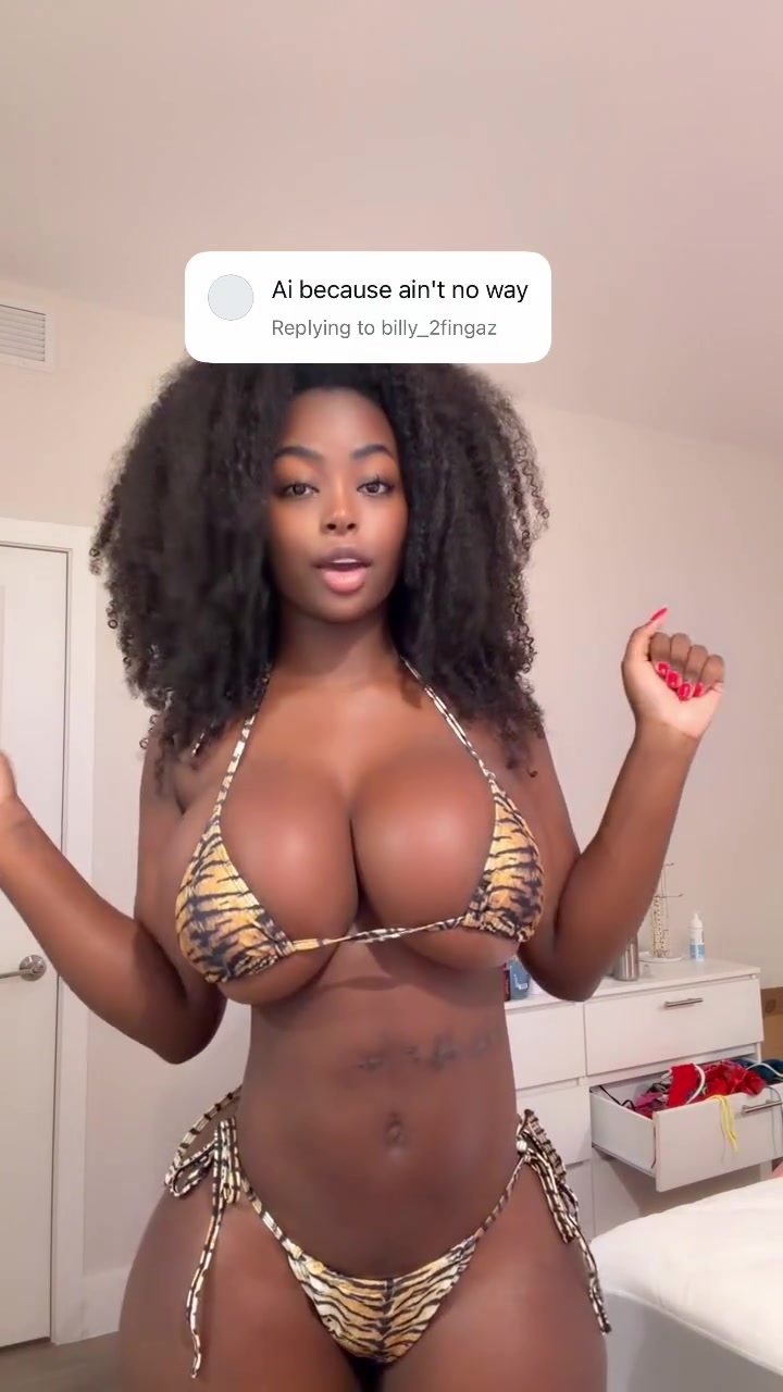 Adiza Sankofa Nude Showing Off Her Big Breasts