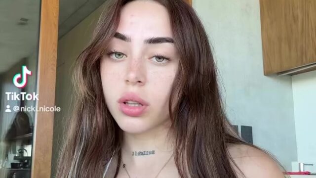 Nicki Nicole – Beautiful Angel Shows Off Her Big Boobs